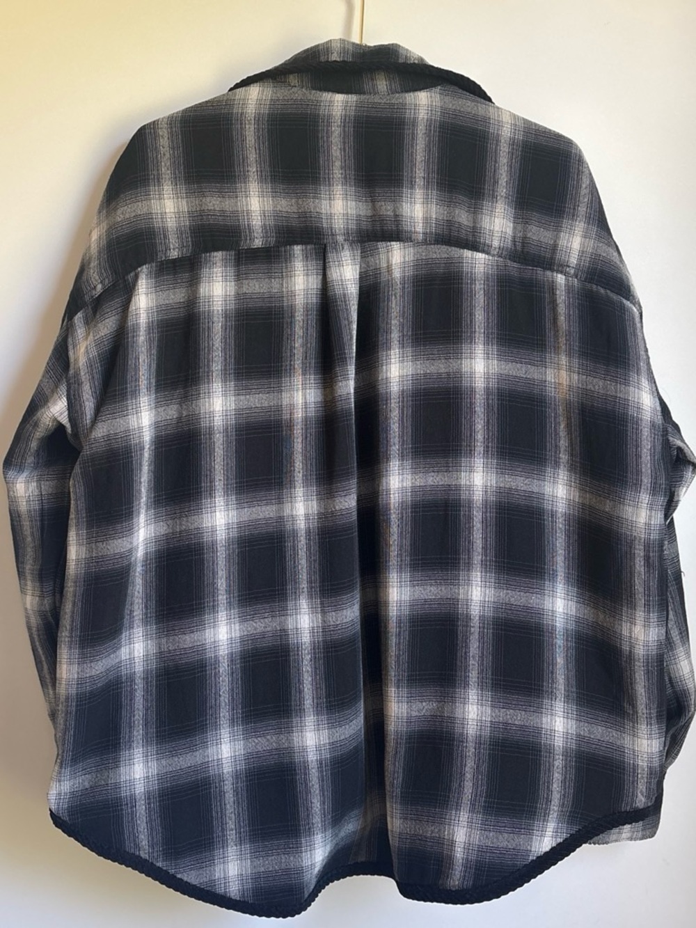 Thread & Supply Black Corduroy Reversible Utility Shacket - Picture 5 of 7